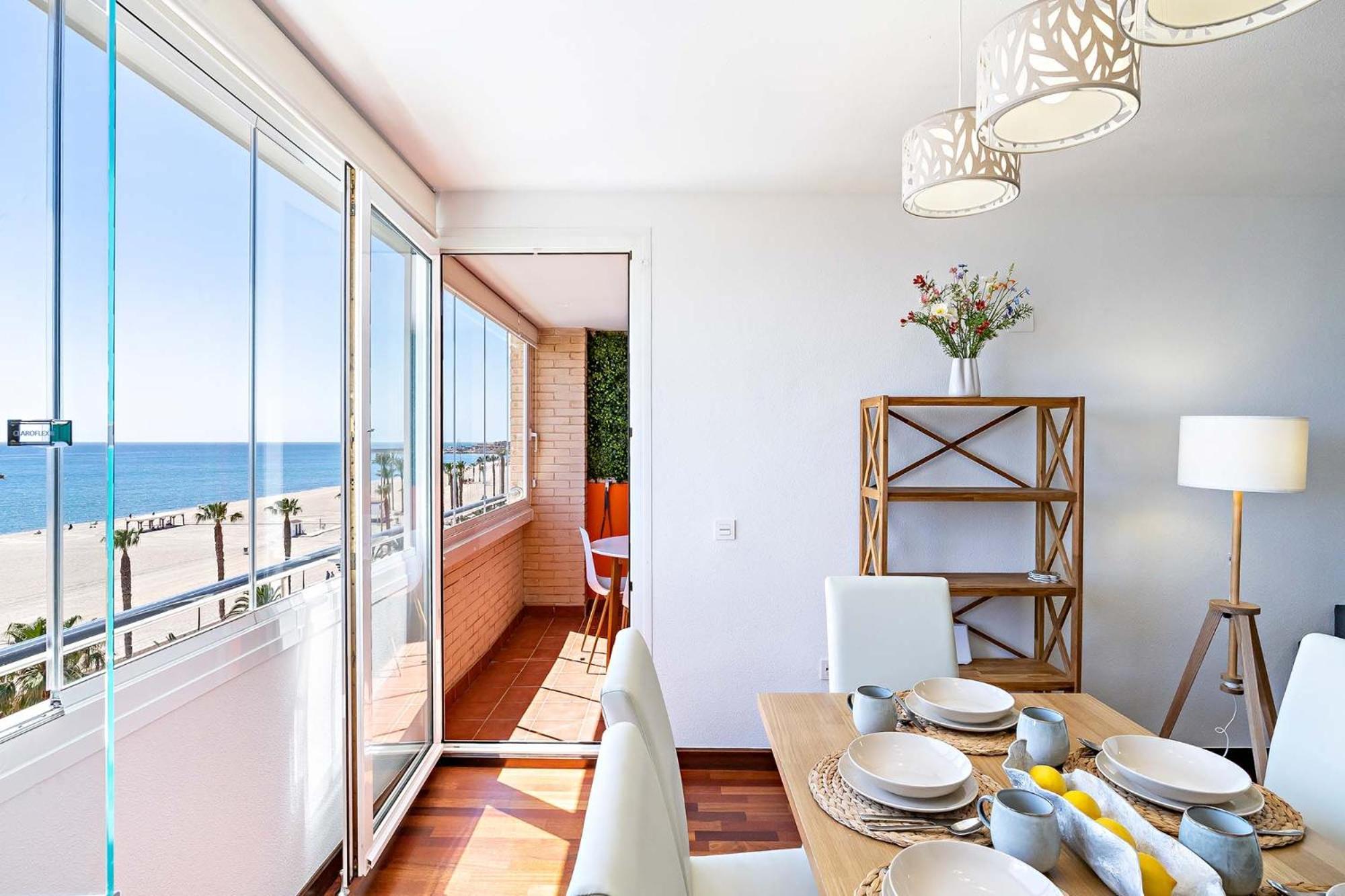 Vista Del Mar Residencial Apartman Roquetas de Mar Kültér fotó